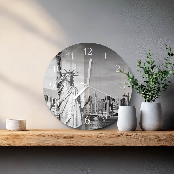 Orologio rotondo Statua della Libertà