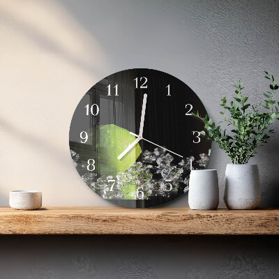 Orologio rotondo Carbonato di calcio
