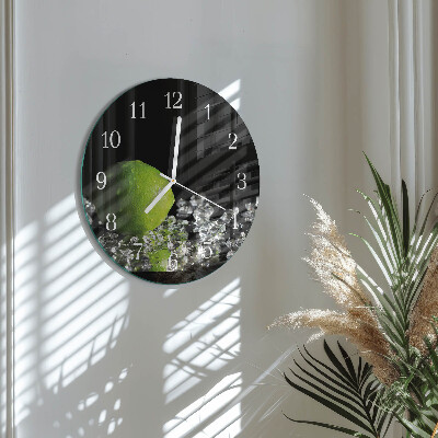Orologio rotondo Carbonato di calcio