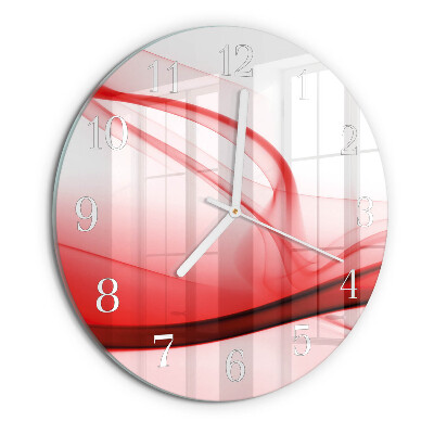 Orologio rotondo Linee astratte