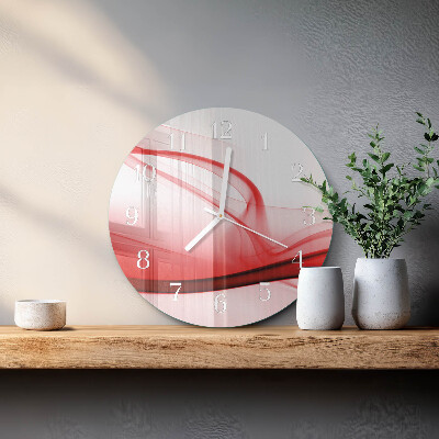 Orologio rotondo Linee astratte