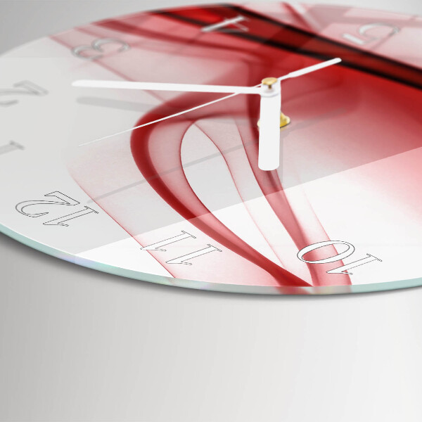 Orologio rotondo Linee astratte
