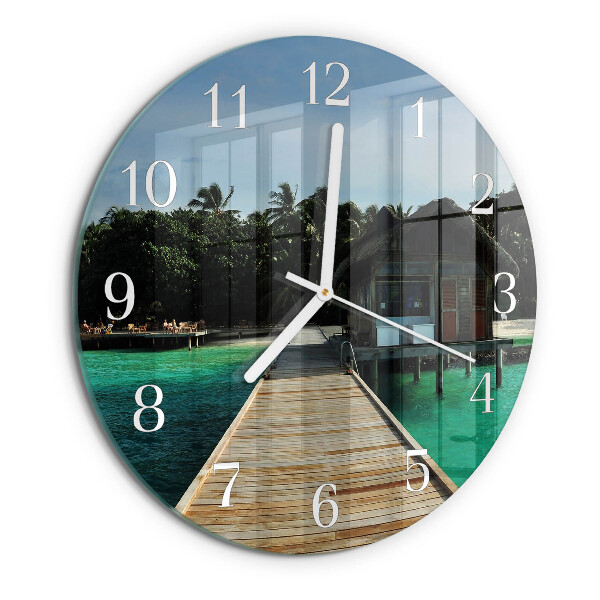 Orologio rotondo Palme marine