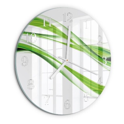 Orologio rotondo Linee astratte
