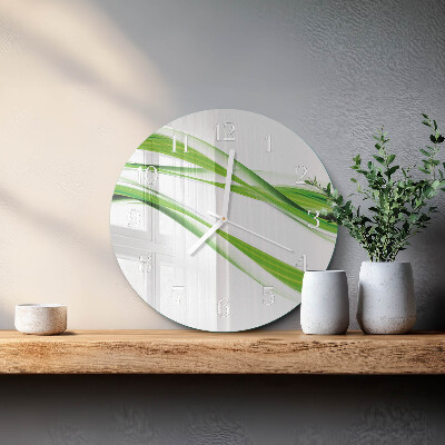 Orologio rotondo Linee astratte