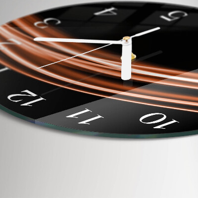 Orologio rotondo Linee astratte