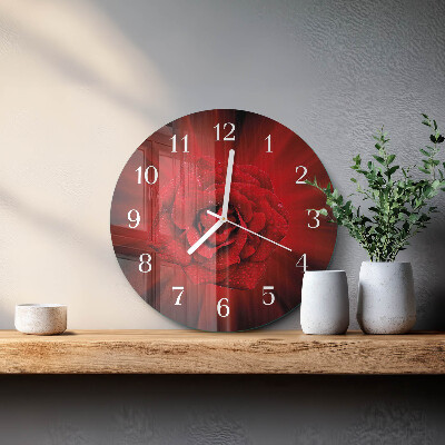 Orologio rotondo Rosa