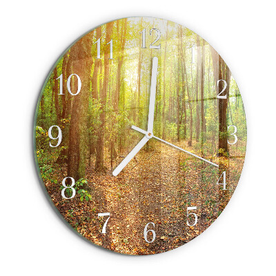Orologio rotondo Sentiero forestale