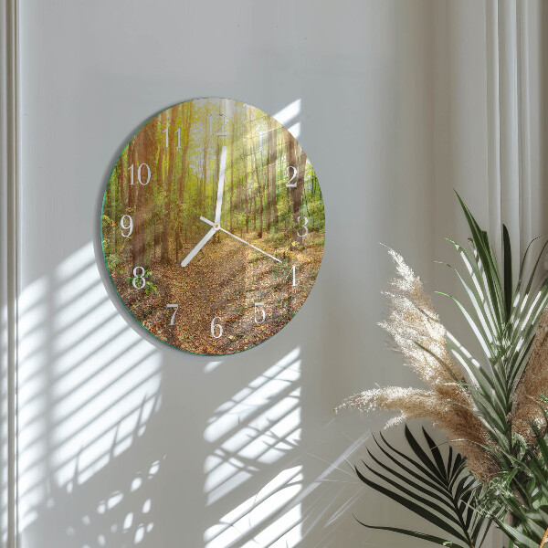 Orologio rotondo Sentiero forestale