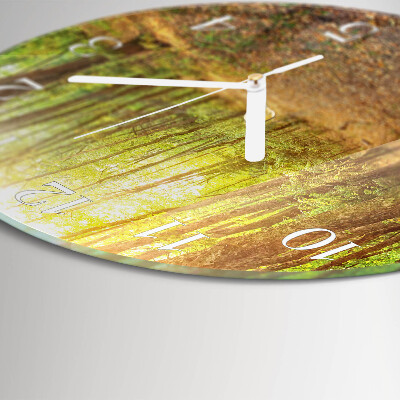 Orologio rotondo Sentiero forestale