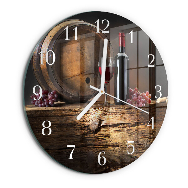Orologio rotondo Uva per il vino