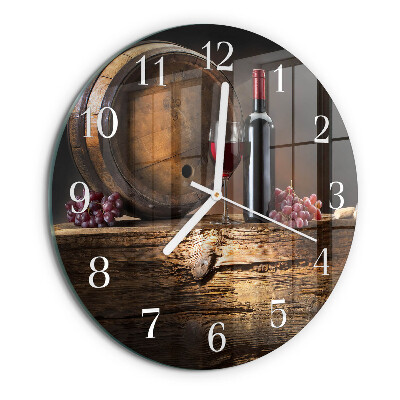 Orologio rotondo Uva per il vino