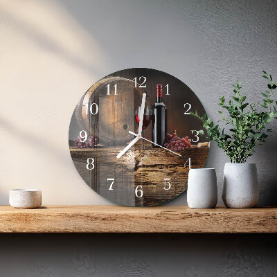 Orologio rotondo Uva per il vino