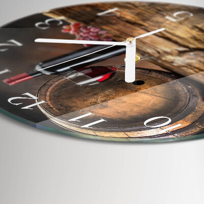 Orologio rotondo Uva per il vino