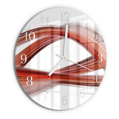 Orologio rotondo Linee astratte