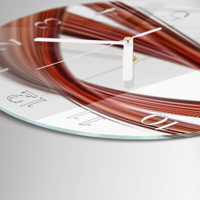 Orologio rotondo Linee astratte