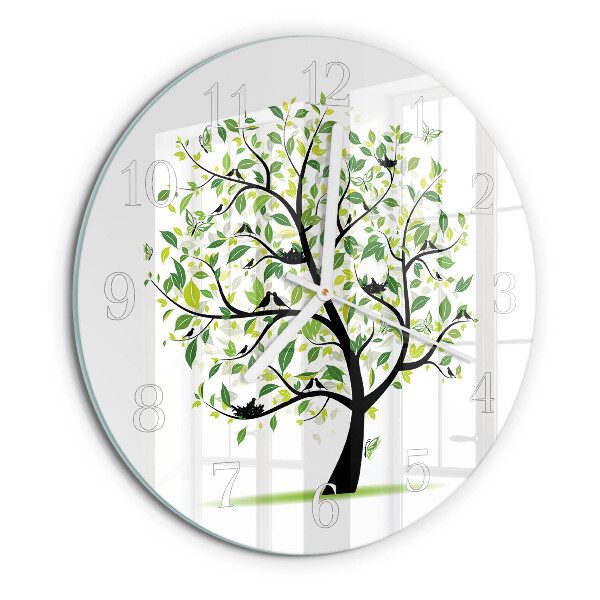 Orologio rotondo Albero