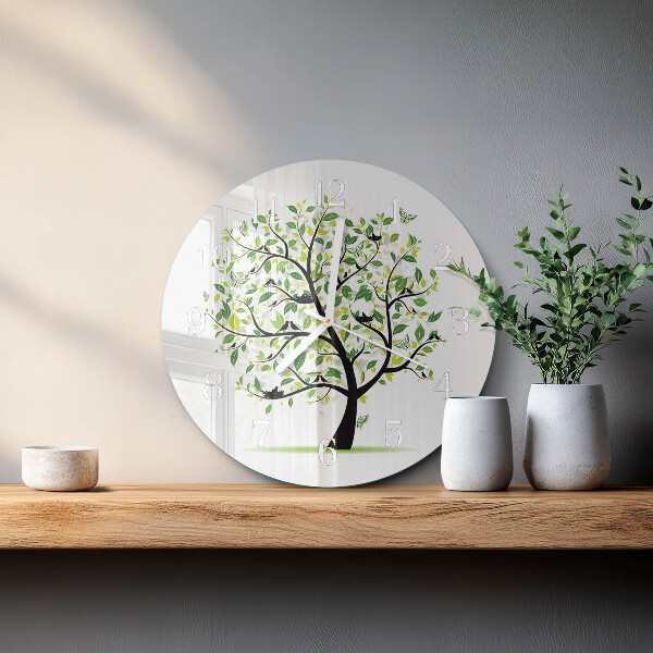 Orologio rotondo Albero