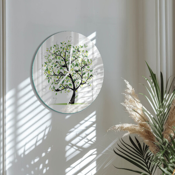 Orologio rotondo Albero