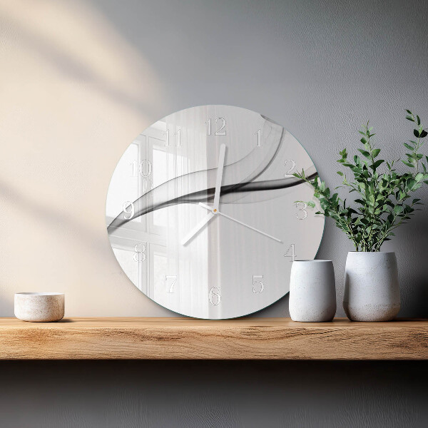 Orologio rotondo Fumo astratto