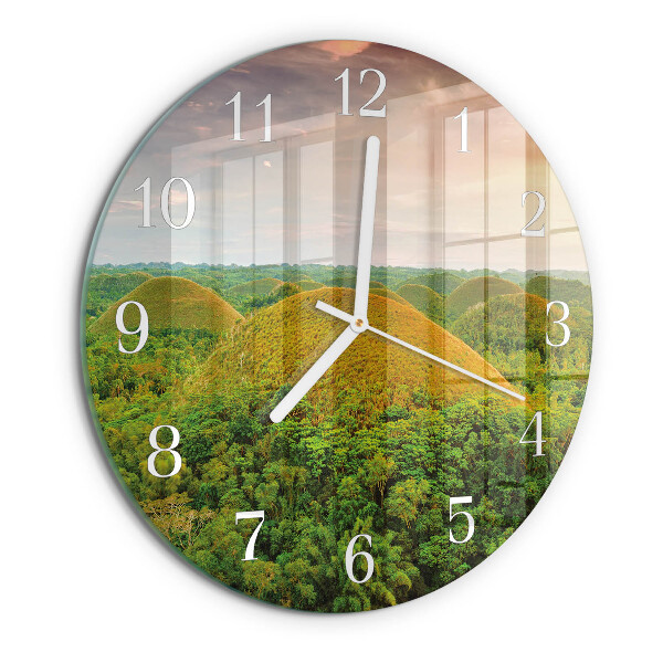 Orologio rotondo Paesaggio