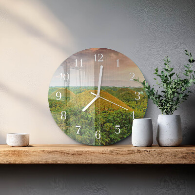 Orologio rotondo Paesaggio