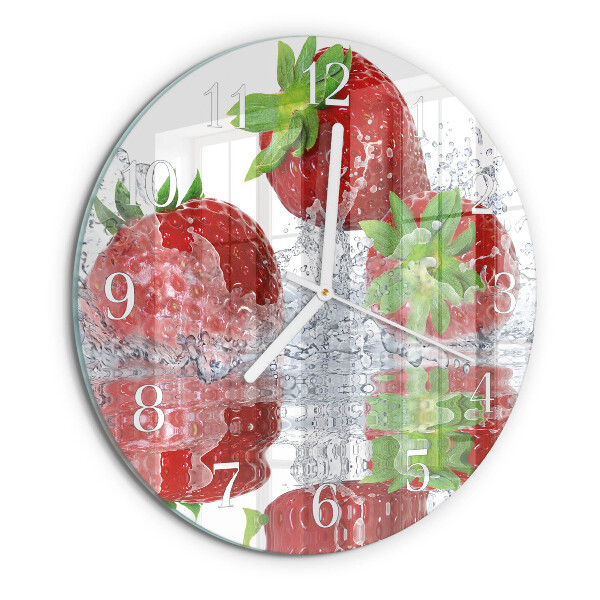 Orologio rotondo Fragole