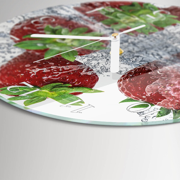 Orologio rotondo Fragole