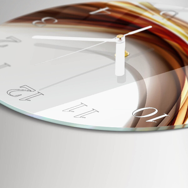 Orologio rotondo Linee astratte