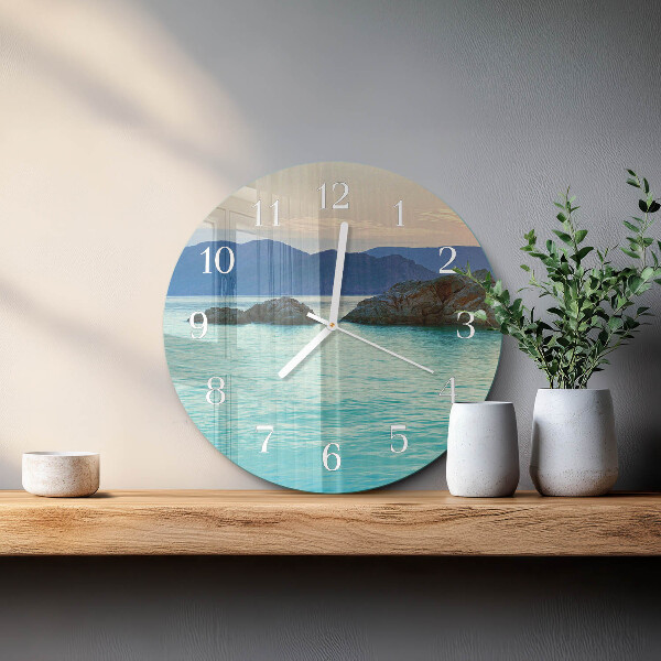 Orologio rotondo Isola marina