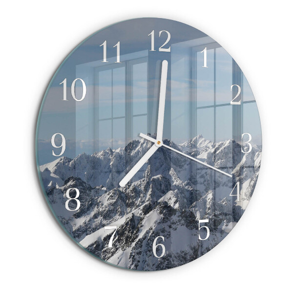 Orologio rotondo Montagne