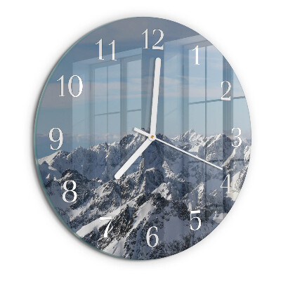 Orologio rotondo Montagne
