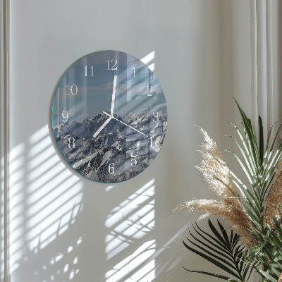 Orologio rotondo Montagne