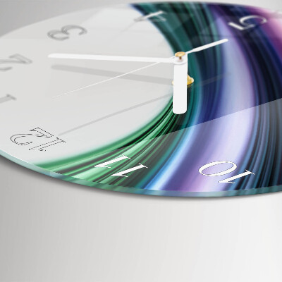 Orologio rotondo Linee astratte