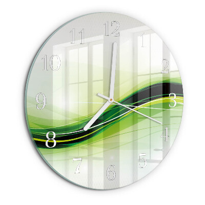 Orologio rotondo Linee astratte