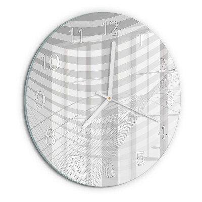 Orologio rotondo Linee astratte