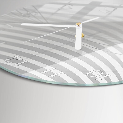 Orologio rotondo Linee astratte