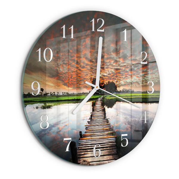 Orologio rotondo Ponte di Meadow