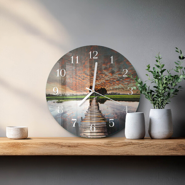 Orologio rotondo Ponte di Meadow