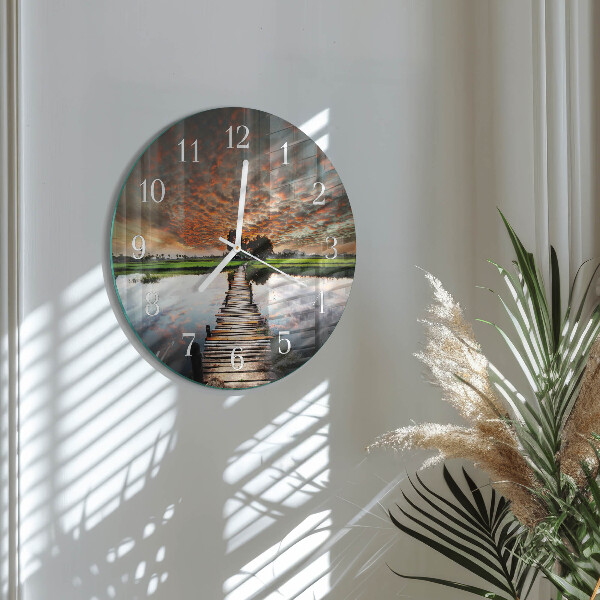 Orologio rotondo Ponte di Meadow
