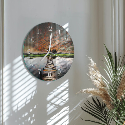 Orologio rotondo Ponte di Meadow