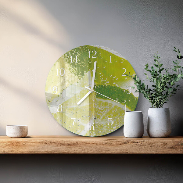 Orologio rotondo Acqua di calce