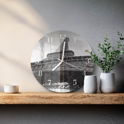 Orologio rotondo Torre Eiffel Parigi
