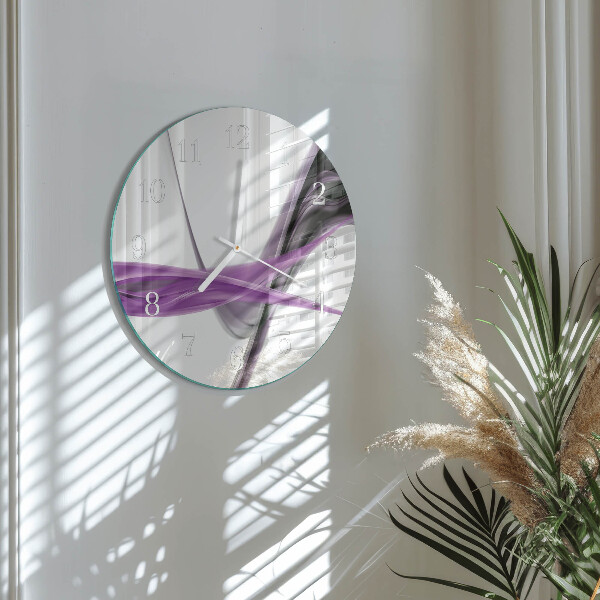 Orologio rotondo Fumo astratto