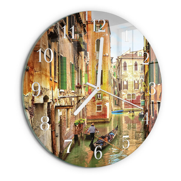 Orologio rotondo La barca veneziana