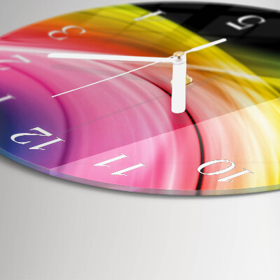 Orologio rotondo Linee astratte