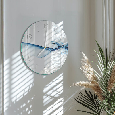 Orologio rotondo Fumo astratto