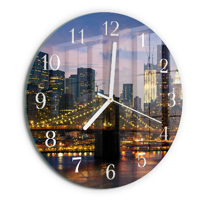 Orologio rotondo Ponte orizzontale