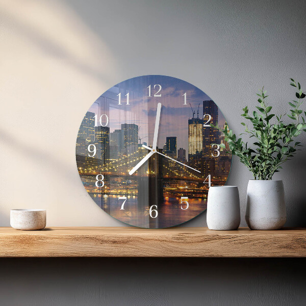 Orologio rotondo Ponte orizzontale