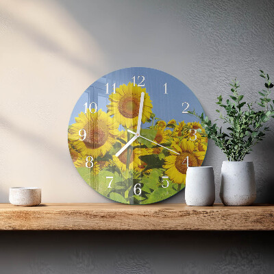 Orologio rotondo Girasoli